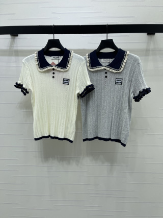 미우미우 여성 반팔 101764 Miu Miu T Shirt