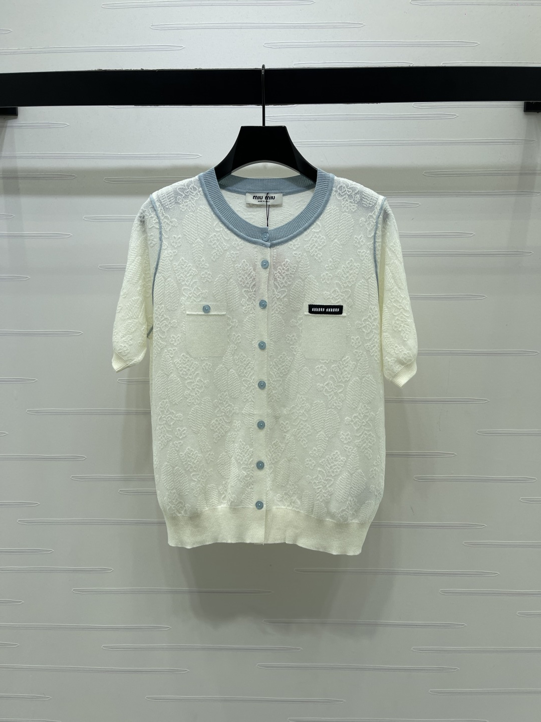 미우미우 여성 반팔 101782 Miu Miu T Shirt