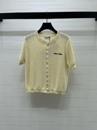 미우미우 여성 반팔 101872 Miu Miu T Shirt