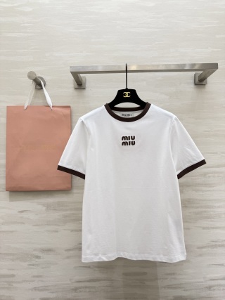 미우미우 여성 반팔 102291 Miu Miu T Shirt