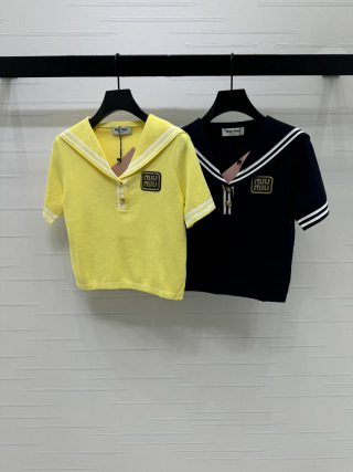 미우미우 여성 반팔 102299 Miu Miu T Shirt