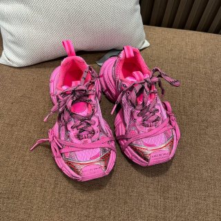 발렌시아가 메시 3 XL 스니커즈 핑크 신발 10283