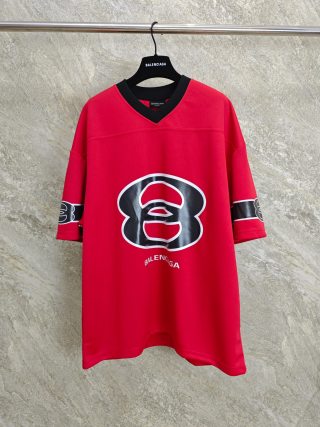 발렌시아가 프린트 코튼 반팔 티셔츠 1062 Balenciaga T Shirt