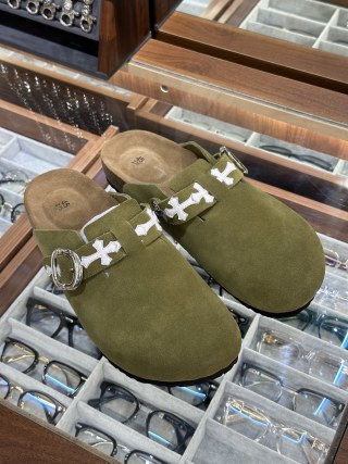 크롬하츠 실버 장식 남성 신발 107736