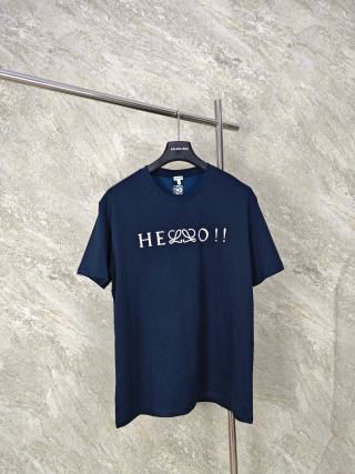 로에베 로고 자수 반팔 티셔츠 1081 Loewe T Shirt
