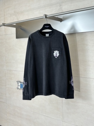 크롬하츠 프린트 코튼 의류 10920 Chrome Hearts Long Sleeve