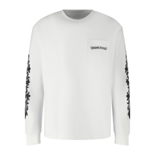 크롬하츠 프린트 오버핏 의류 10949 Chrome Hearts Long Sleeve