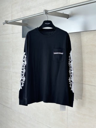 크롬하츠 프린트 코튼 의류 10953 Chrome Hearts Long Sleeve