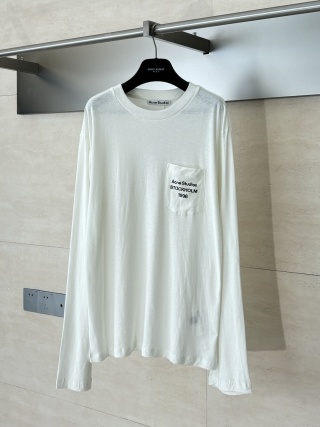 아크네 스튜디오 2025FW 프린트 린넨 코튼 의류 10955 Acne Studios Long Sleeve