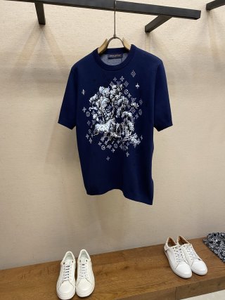 루이비통 모노그램 로고 프린트 반팔 티셔츠 1099 Louis Vuitton T Shirt