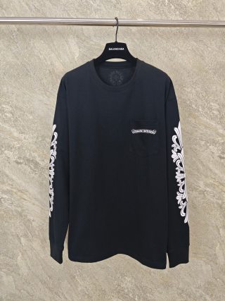 크롬하츠 프린트 코튼 의류 11096 Chrome Hearts Long Sleeve