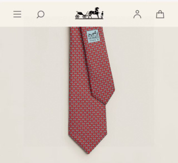 에르메스 넥타이 112488 Hermes Accessories