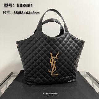 생로랑 퀼팅 양가죽 토트백 698651 11343