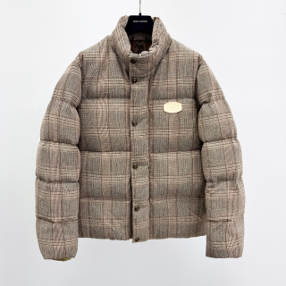 루이비통 2026SS 프린트 스트라이프 체크 패딩 자켓 남성 11478 Louis Vuitton