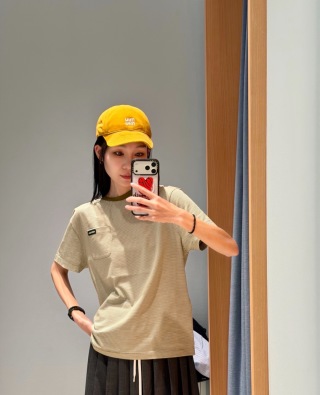 미우미우 여성 반팔 114803 Miu Miu T Shirt