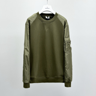 몽클레어 코튼 나일론 라운드넥 후드티 남성 11492 Moncler Long Sleeve
