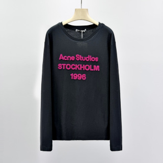 아크네 스튜디오 2026SS 로고 자수 오버핏 후드티 11505 Acne Studios Long Sleeve