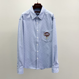 구찌 자수 코튼 오버핏 셔츠 11512 Gucci Long Sleeve
