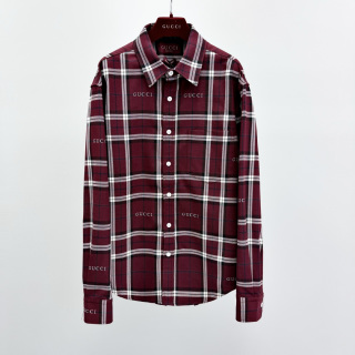 구찌 체크 코튼 셔츠 11515 Gucci Long Sleeve