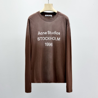 아크네 스튜디오 2026SS 로고 프린트 라운드넥 긴팔 티셔츠 남녀공용 11527 Acne Studios Long Sleeve