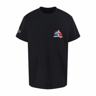 크롬하츠 로고 프린트 코튼 반팔 티셔츠 11570 Chrome Hearts T Shirt