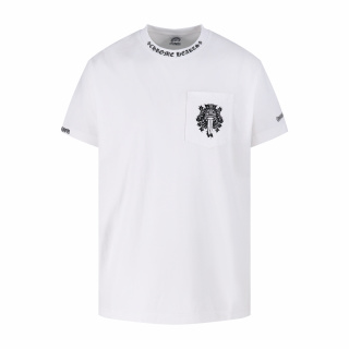 크롬하츠 로고 프린트 코튼 반팔 티셔츠 11571 Chrome Hearts T Shirt