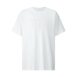 프라다 삼각로고 로고 자수 반팔 티셔츠 11594 Prada T Shirt