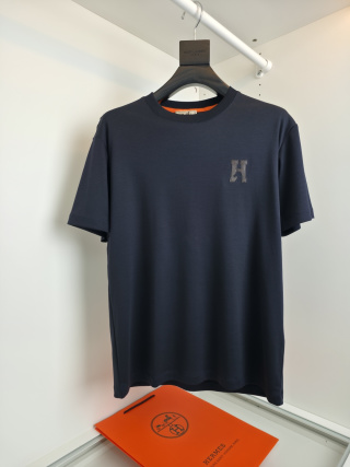 에르메스 자수 코튼 오버핏 반팔 티셔츠 1199 Hermes T Shirt