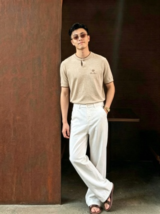 로로피아나 남성 반팔 129637 Loro Piana T Shirt