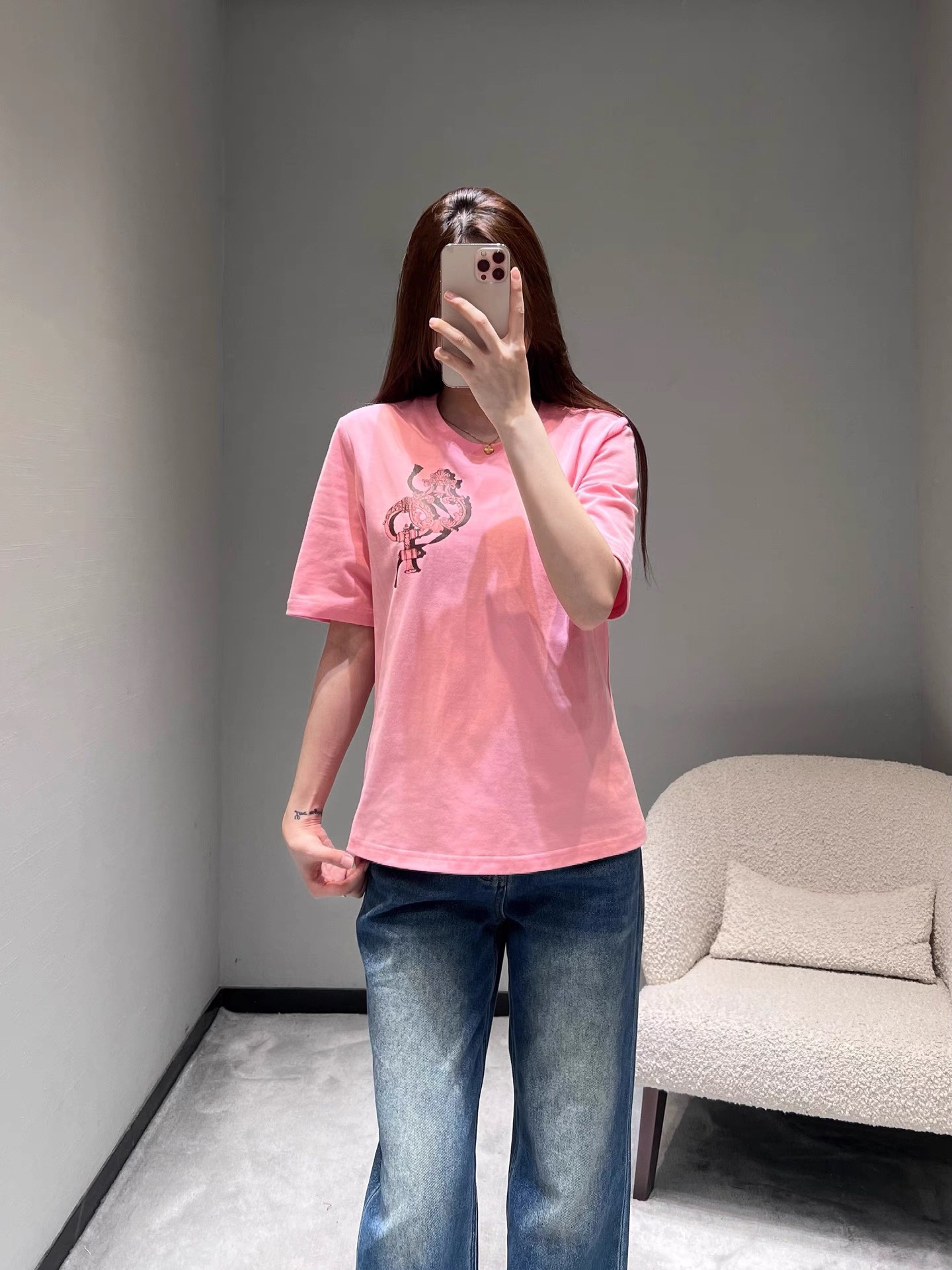 에르메스 여성 반팔 129681 Hermes T Shirt