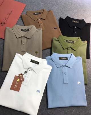 로로피아나 남성 반팔 129842 Loro Piana T Shirt