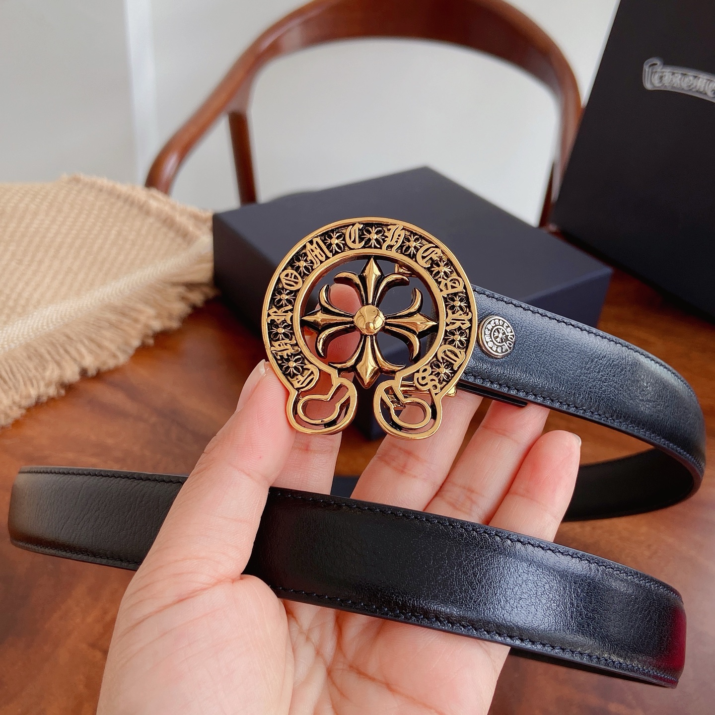 크롬하츠 벨트 130762 Chrome Hearts Belt