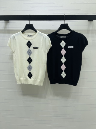 미우미우 여성 반팔 131951 Miu Miu T Shirt