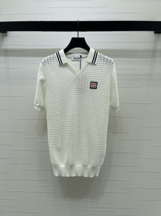 미우미우 여성 반팔 131964 Miu Miu T Shirt