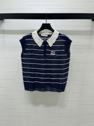 미우미우 여성 반팔 132069 Miu Miu T Shirt