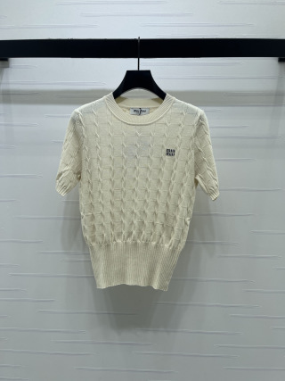 미우미우 여성 반팔 132134 Miu Miu T Shirt