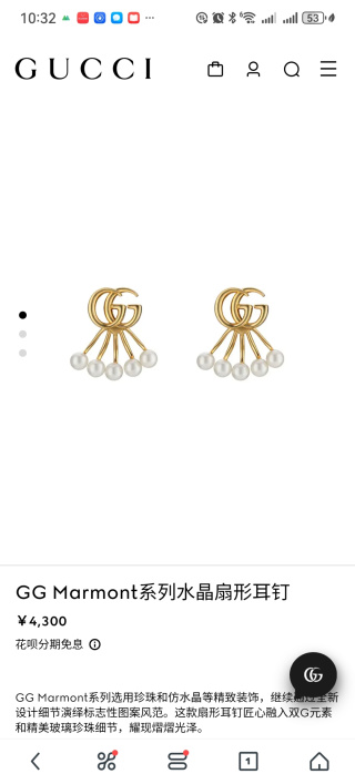 구찌 귀걸이 133336 Gucci Earrings
