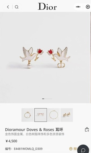 디올 귀걸이 135214 Dior Earrings