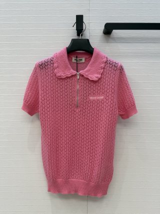 미우미우 여성 반팔 135394 Miu Miu T Shirt