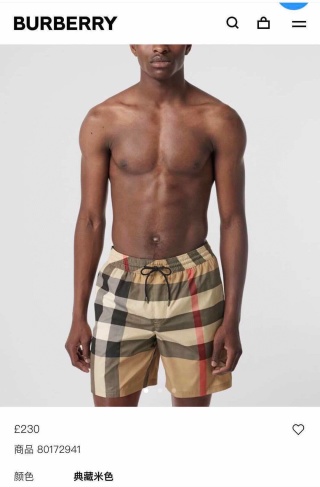 버버리 남성 반바지 136797 Burberry Shorts