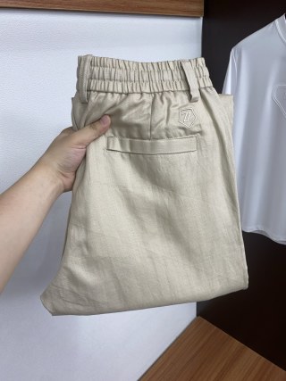 제냐 린넨 스트레이트 팬츠 남성용 25 FW