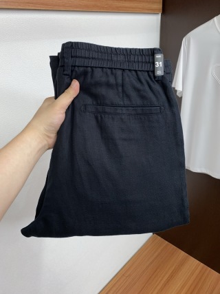 로로피아나 남성 린넨 팬츠 2025 FW