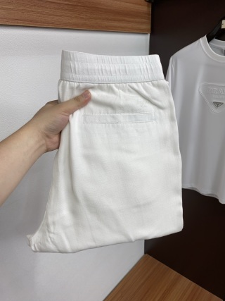 벨루티 남성 린넨 스트레이트 팬츠 2025 FW 138995