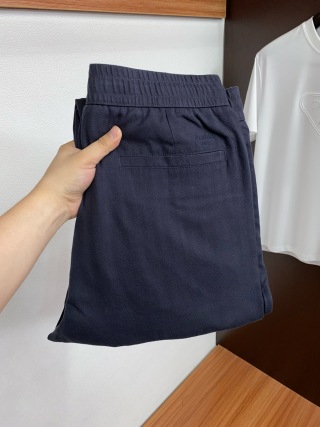 벨루티 남성 린넨 스트레이트 팬츠 2025 FW 138996
