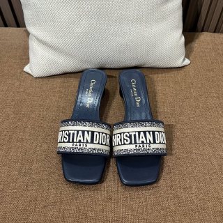 디올 자수 캔버스 샌들 141770