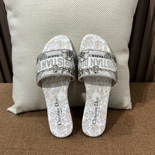 디올 자수 캔버스 샌들 141774