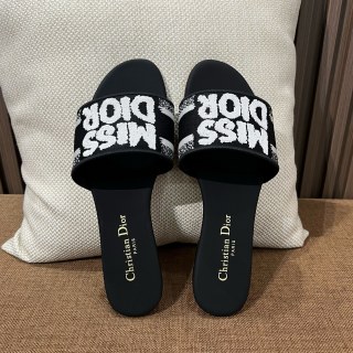 디올 자수 캔버스 샌들 141781