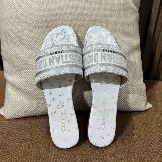 디올 자수 캔버스 샌들 141798