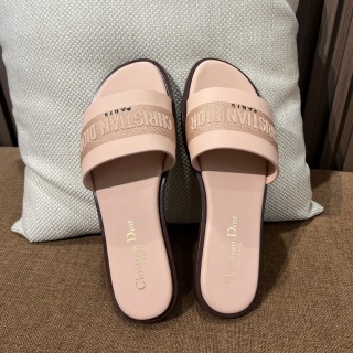 디올 자수 캔버스 샌들 141814