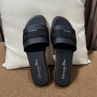 디올 자수 캔버스 샌들 141816